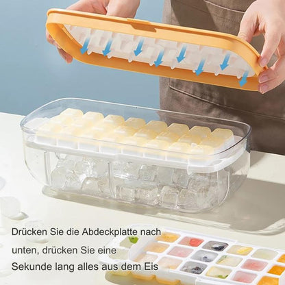 2Stk Ice Cube Maker Tray Box + Schaufel Geschenkt - Media-Bro