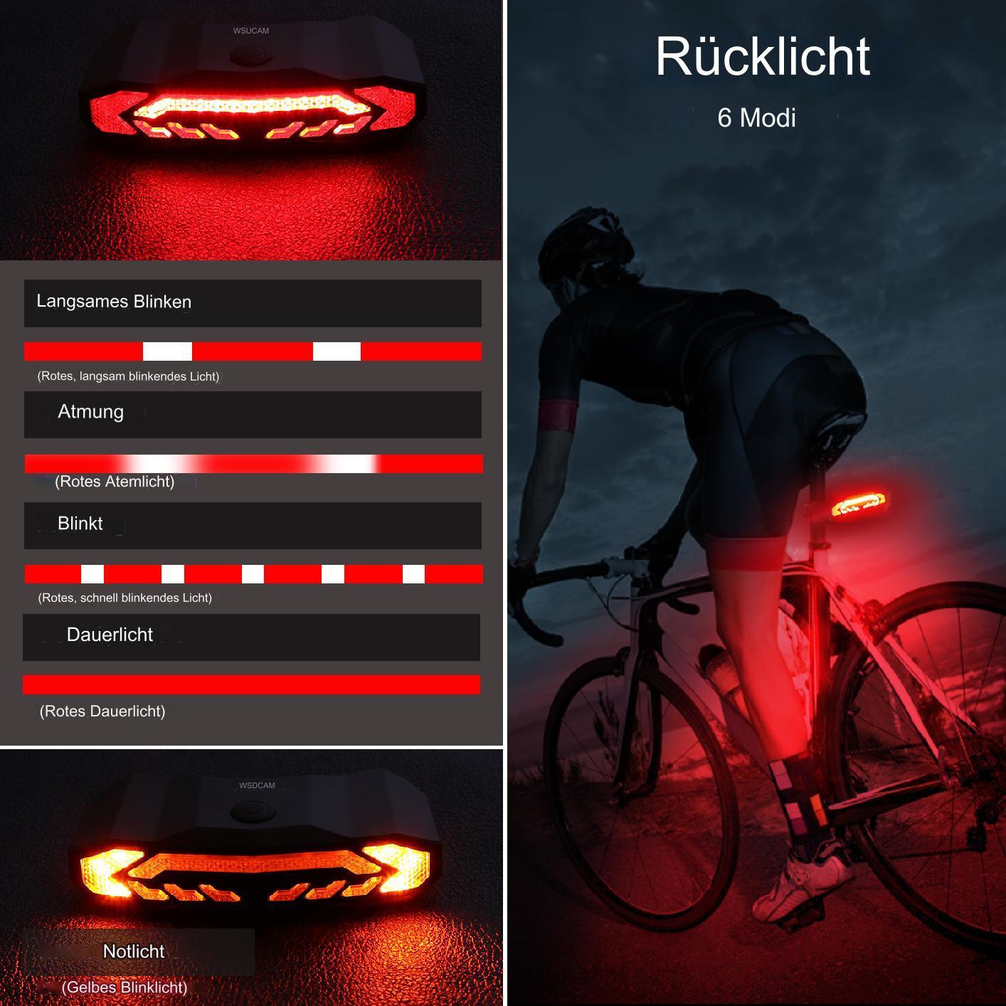 Bike Tail Turn & Brake Light with Remote - Media-Bro