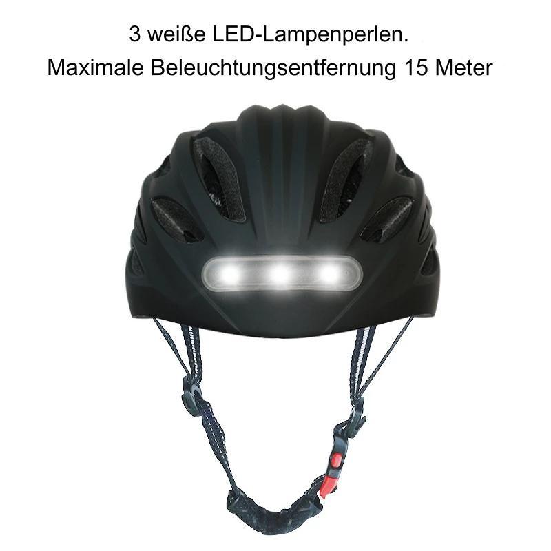 Erleuchten Sie Ihre Fahrten wie nie zuvor mit unserem LED-Lampen-Fahrradhelm! 🚴‍♂️ - Media-Bro