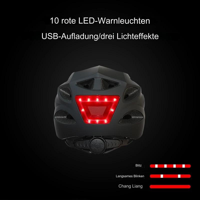 Erleuchten Sie Ihre Fahrten wie nie zuvor mit unserem LED-Lampen-Fahrradhelm! 🚴‍♂️ - Media-Bro