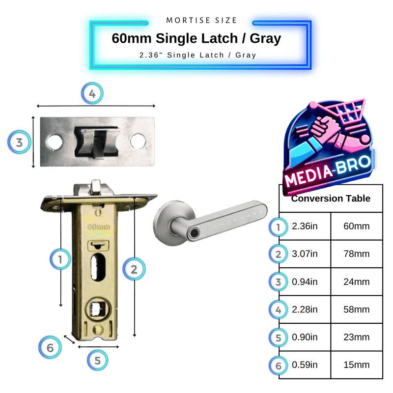 🔐 Fingerprint Handle Schloss – Ihr Schlüssel zu einem sicheren und perfekten Zuhause 🏠 - Media-Bro