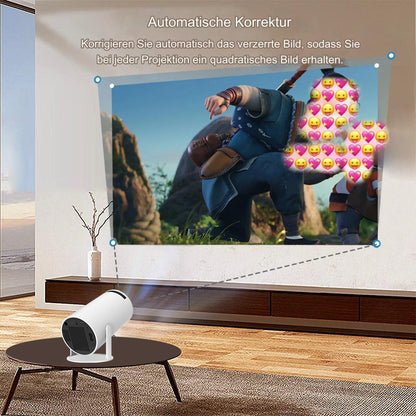 HY300 Mini Projector 4K Android 11 WIFI6 BT5.0 - Media-Bro