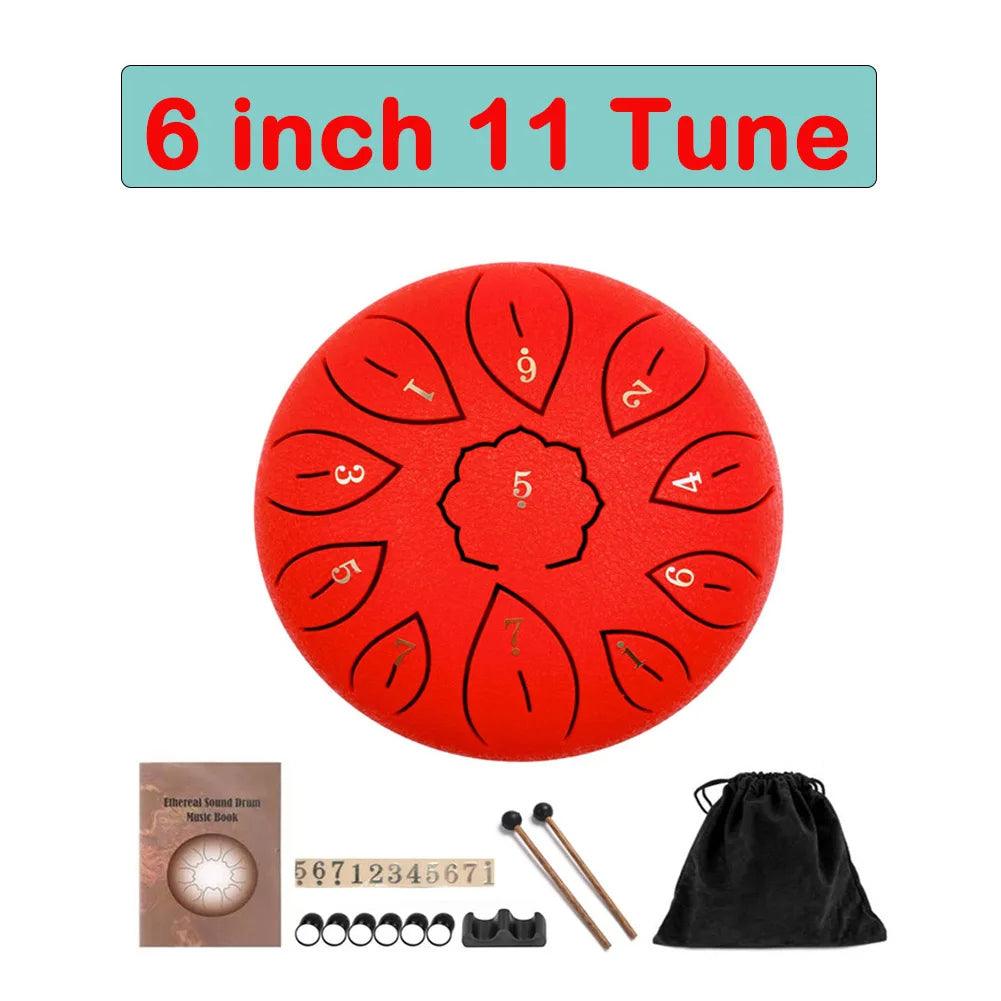 6-Zoll Steel Tongue Drum: Der musikalische Begleiter für Groß und Klein - Media-Bro