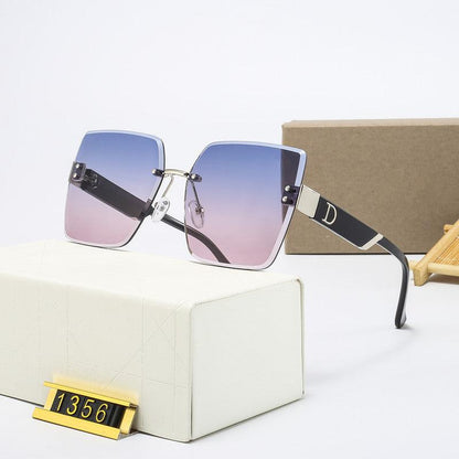 Fashion Luxury Rimless Sunglasses - Media-Bro