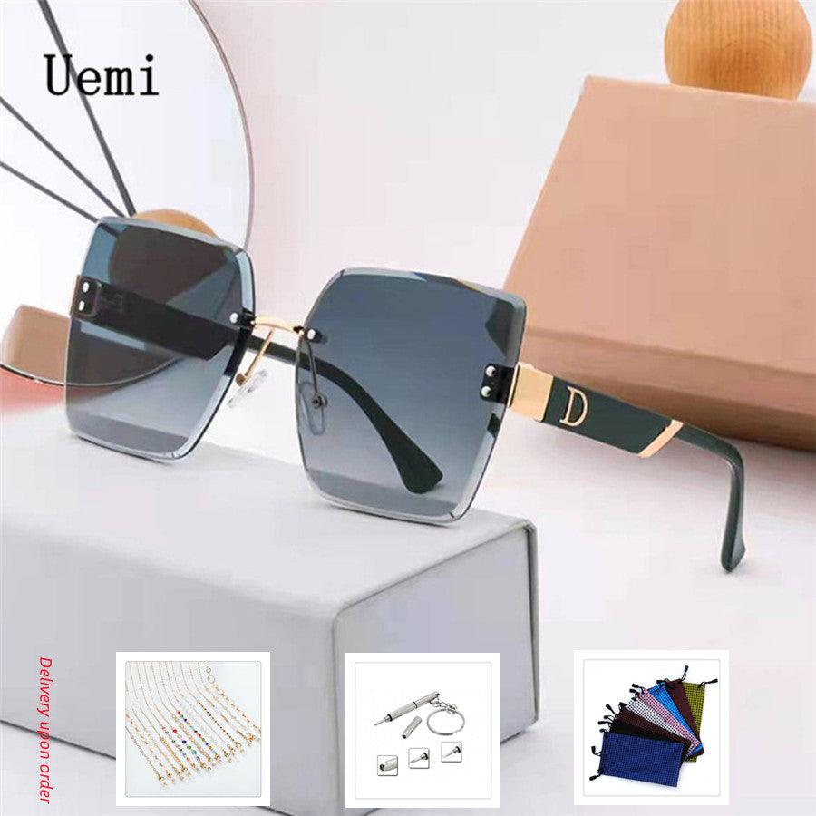 Fashion Luxury Rimless Sunglasses - Media-Bro