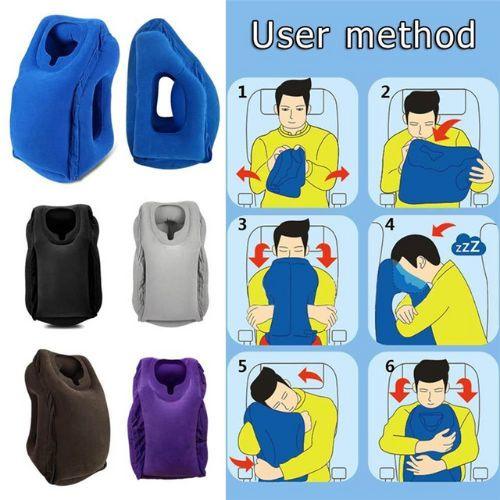 Inflatable Travel Sleeping Cushion Gemütlich Schlafen beim Reisen - Media-Bro