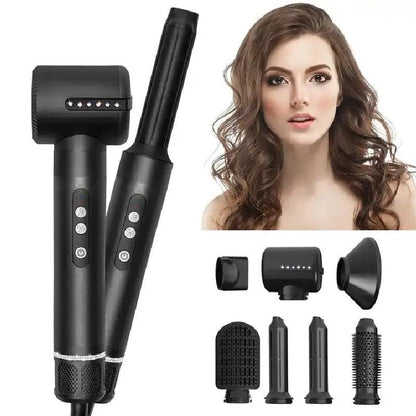 Professional Hair Dryer 7 in 1 Hair Styling Tools Complete Styler Set - Media-Bro