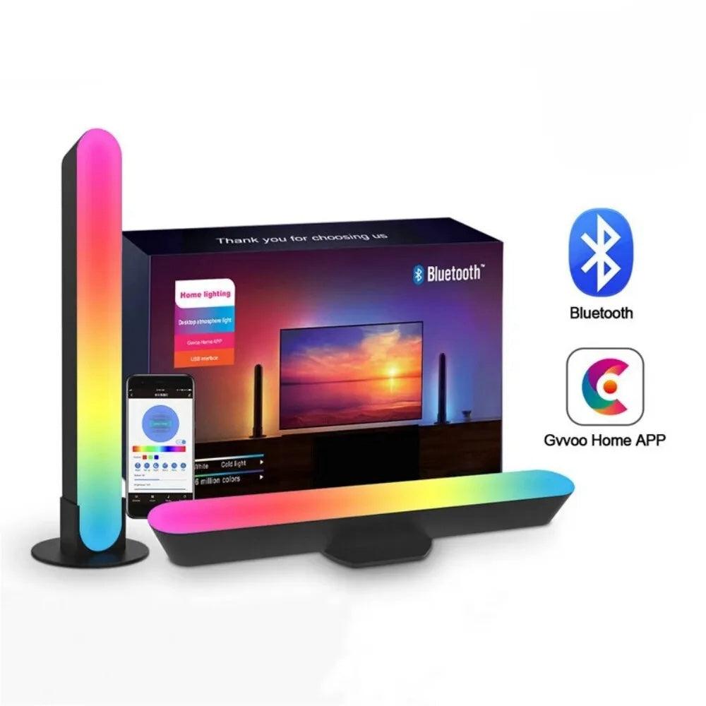 RGB Symphony Lights LED Atmosphäre Kit – Musik Rhythmus Ambient Leuchte für Desktop - Media-Bro