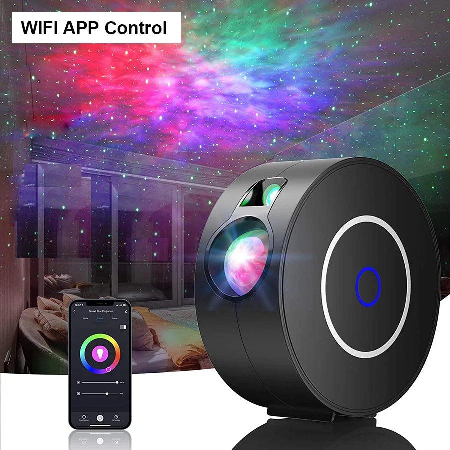 Tuya WiFi Smart Aurora Galaxy Star Projector Night Light - Media-Bro