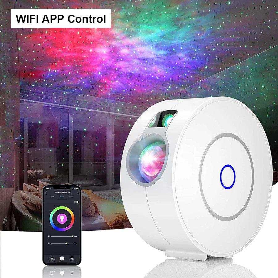 Tuya WiFi Smart Aurora Galaxy Star Projector Night Light - Media-Bro